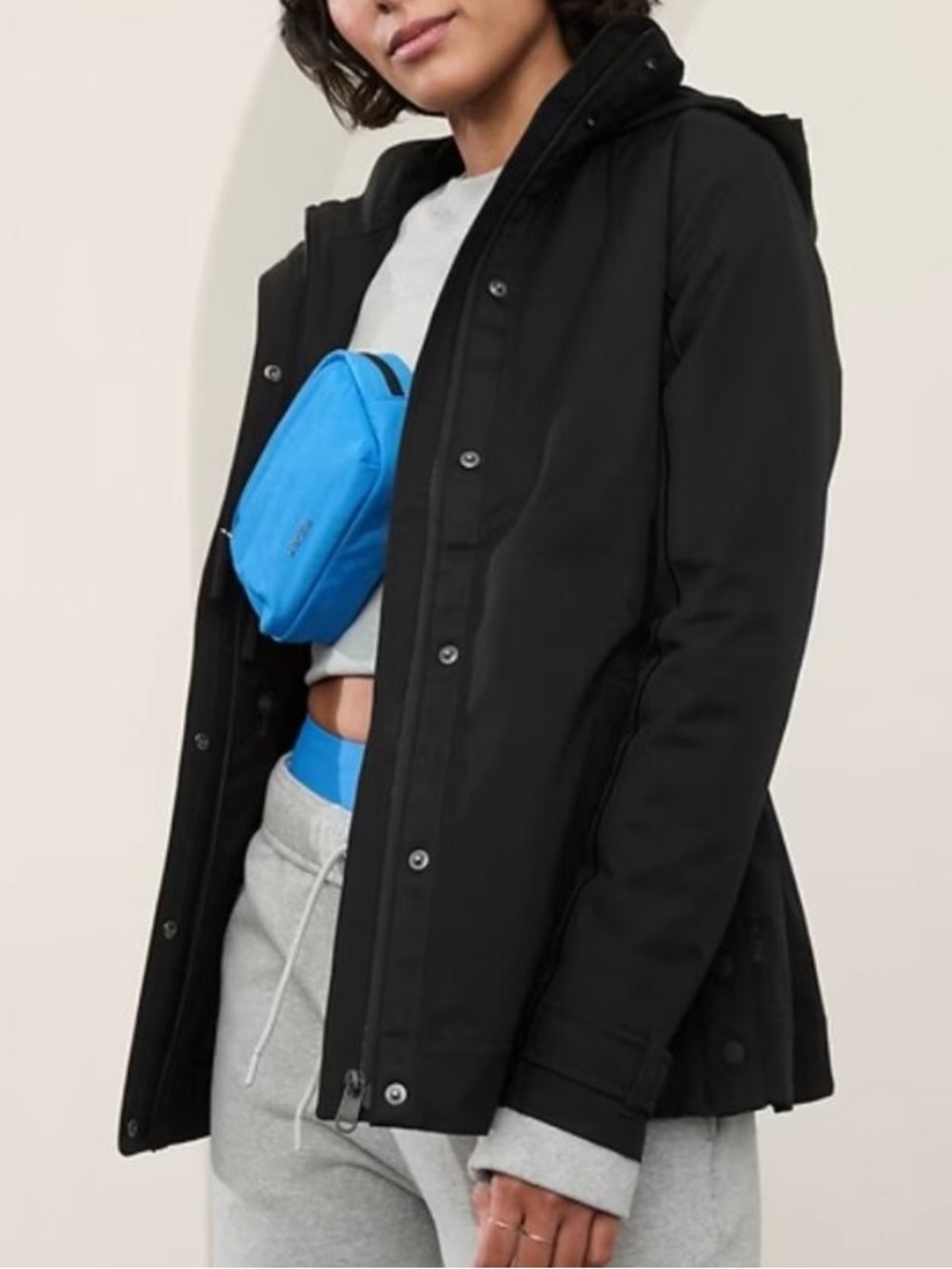 Athleta RainOut Sutro Trench Jacket Sz L
